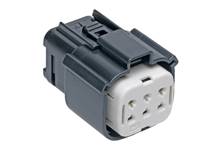 MOLEX 194180020 MX150L 6 Circuit Receptacle for 18-22 AWG Wire, without CPA, Black