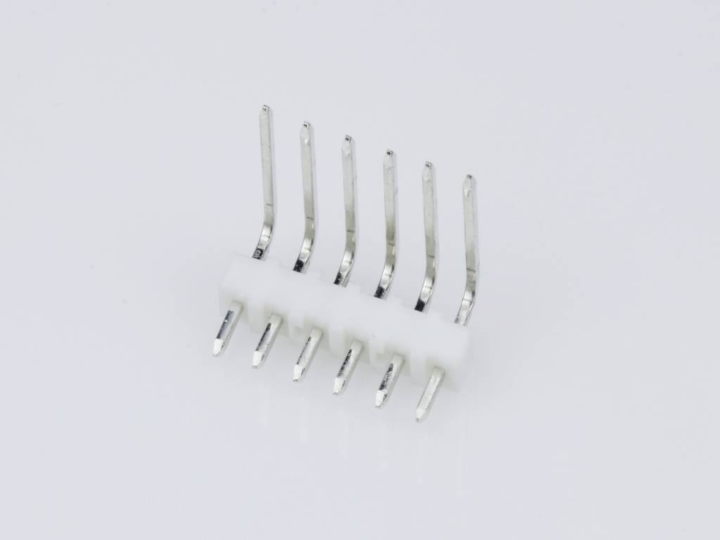 MOLEX 22052061 KK 254 Wire-to-Board Header, Single Row, Right-Angle, 6 Circuits, PA Polyamide N