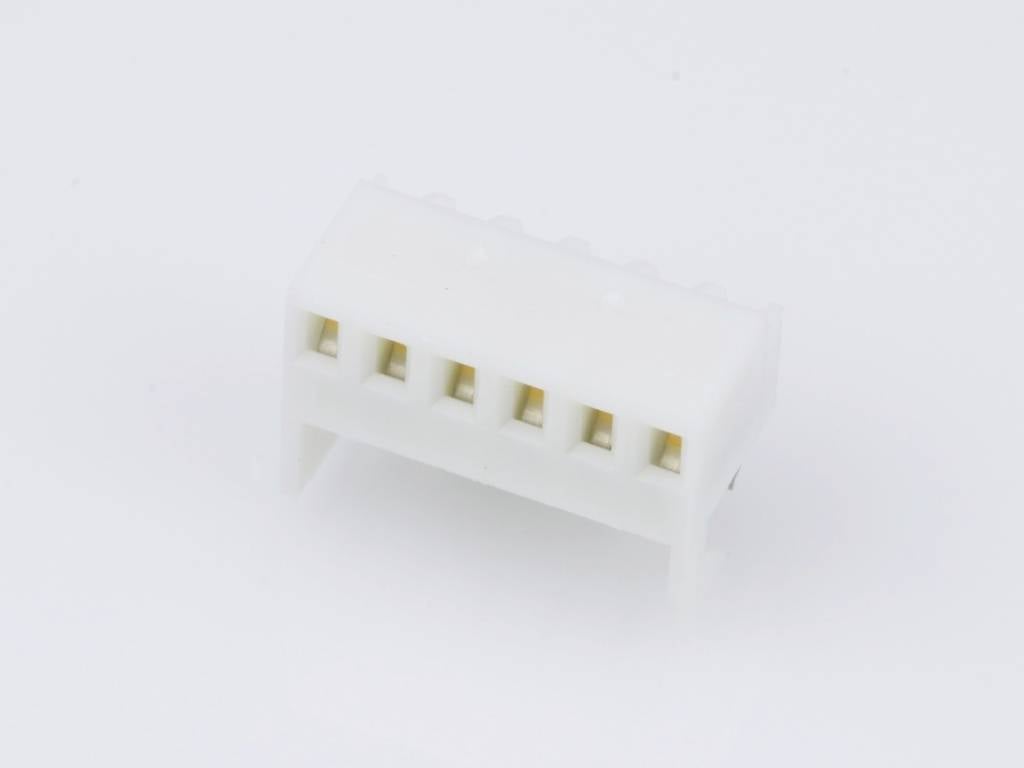Molex 22162060 Female header, inbouw (standaard) Totaal aantal polen: 6 Rastermaat: 2.54 mm Inhoud: 1 stuk(s) Tray