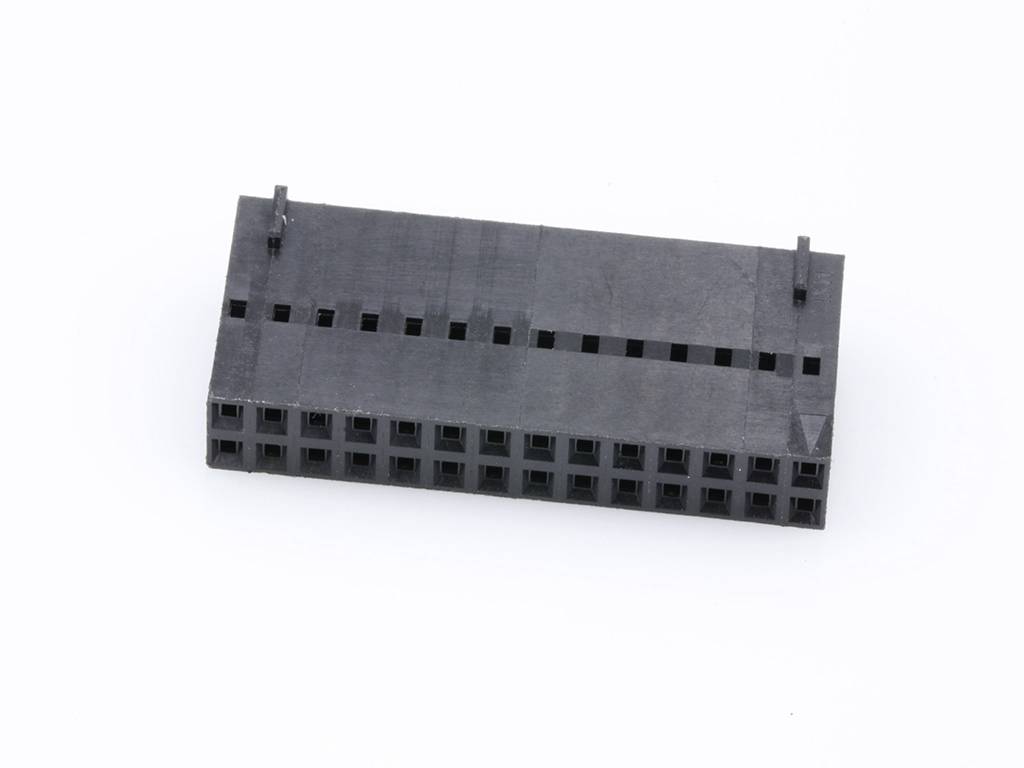 MOLEX 22552283 2.54mm Pitch SL Crimp Housing, Dual Row, Version C, Back Ribs, 28 Circuits, Blac