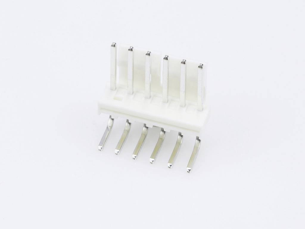 MOLEX 26605060 KK 396 Header, Right-Angle with Friction Lock, 6 Circuits, Tin (Sn) Plating