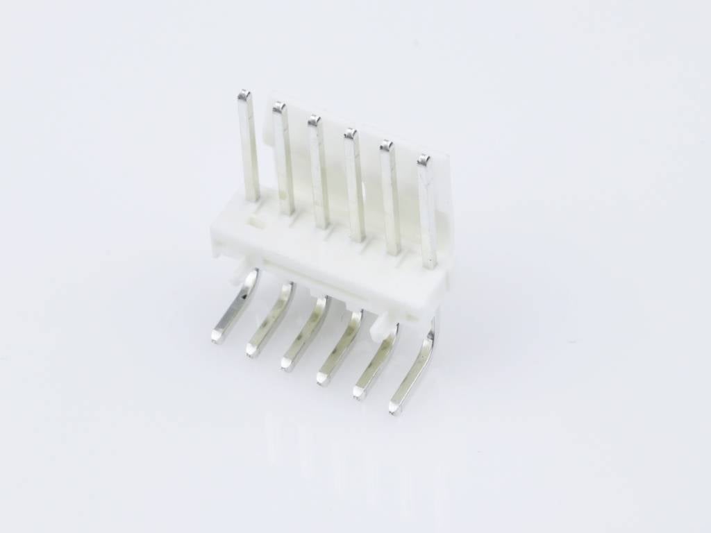 MOLEX 26645060 KK 396 Header, Right-Angle, Friction Lock with Press-fit Plastic Peg PCB, 6 Circ