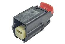 MOLEX 314032110 2.54mm MX64 Sealed Single Row Crimp Housing, MX64 Terminal, Black, 2 Circuits,