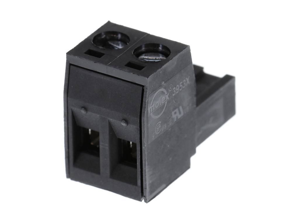 MOLEX 395300002 5.08mm Pitch Eurostyle Horizontal Plug, 2 Circuits