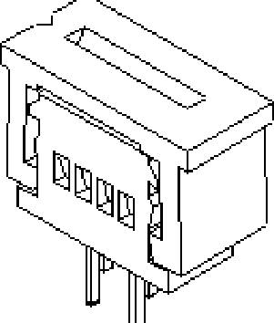 MOLEX 39532095 1.25mm Pitch Easy-On FFC/FPC Connector, Through-Hole, Vertical, ZIF, 9 Circuits