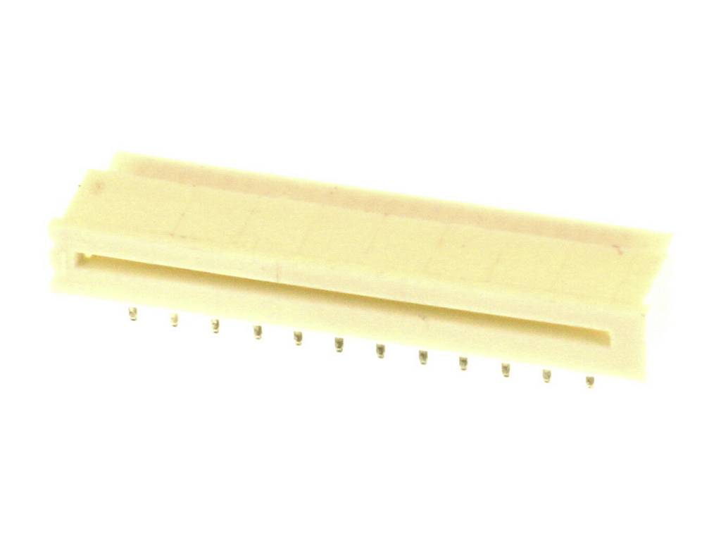 MOLEX 39532244 1.25mm Pitch Easy-On FFC/FPC Connector, Through-Hole, Right-Angle, ZIF, Top Cont