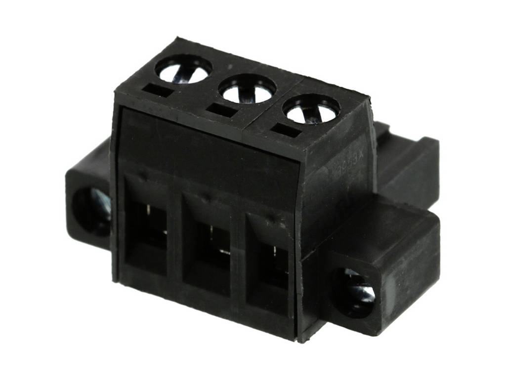 MOLEX 395340003 5.08mm Pitch Eurostyle Horizontal Plug, with Retention Screws, 3 Circuits