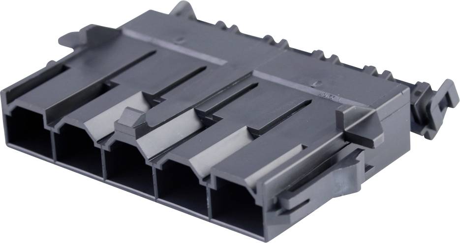 Molex Mini-Fit Sr Steckverbindergehäuse Male 10mm, 5-polig / 1-reihig Gerade, Tafelmontage für Clip zur