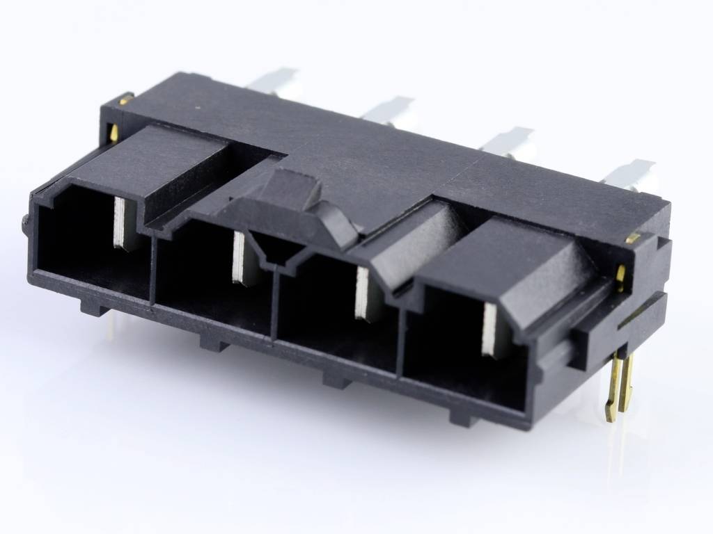 MOLEX 428204223 10.00mm Pitch Mini-Fit Sr. Header, Single Row, Right-Angle, 2.36mm PCB Thicknes