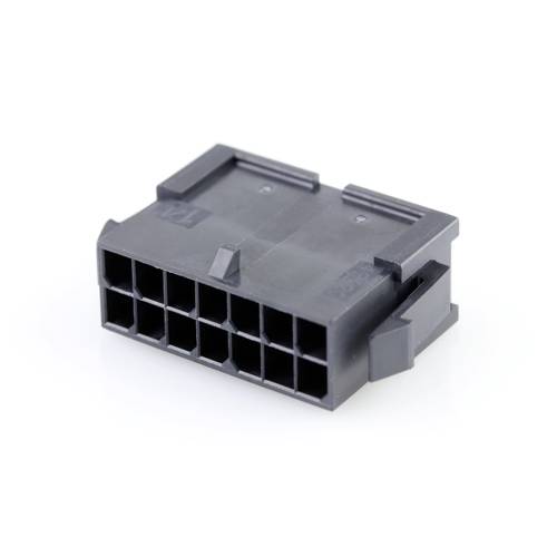 Molex Buchsengehäuse-Kabel Polzahl Gesamt 14 Rastermaß: 3 mm 430201400 1 St. Bag