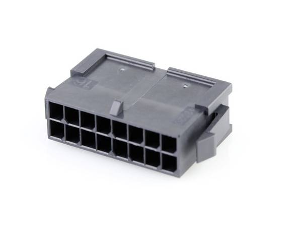 Molex Buchsengehäuse-Kabel  Polzahl Gesamt 16 Rastermaß: 3 mm 430201600 1 St. Bag