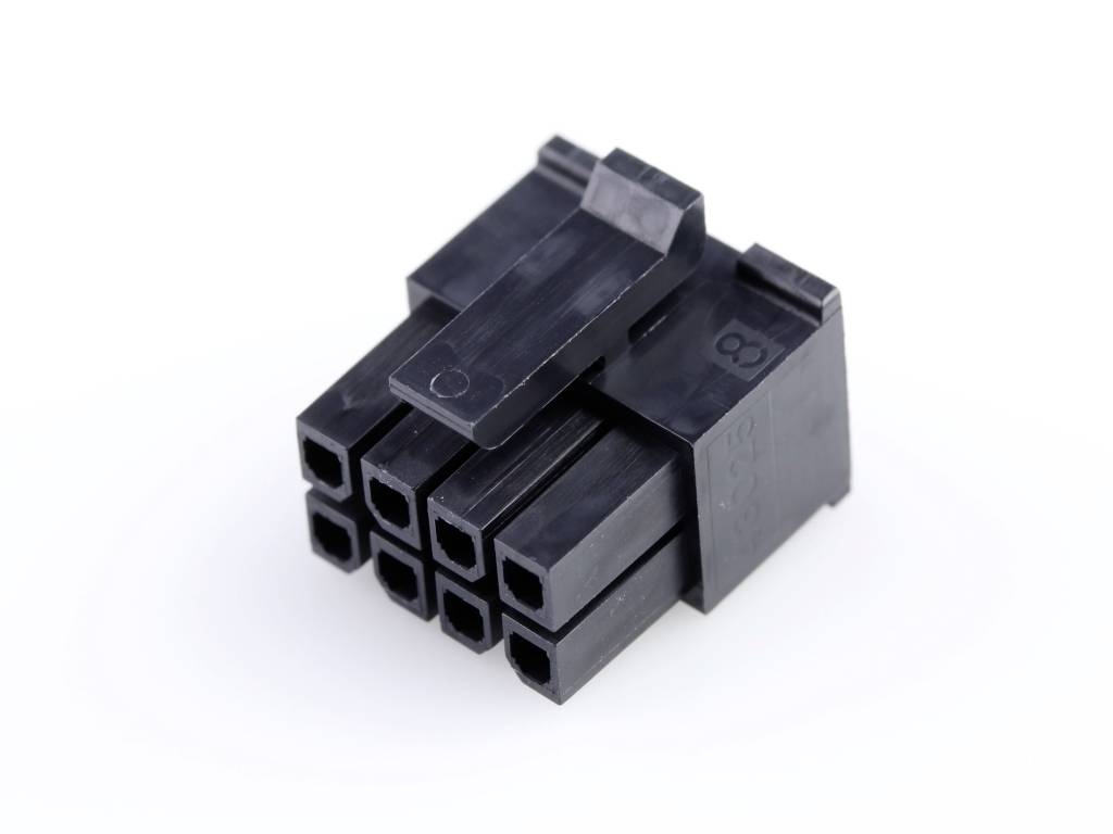 MOLEX 430250800 Micro-Fit 3.0 Receptacle Housing, Dual Row, 8 Circuits, UL 94V-0, Low-Halogen,