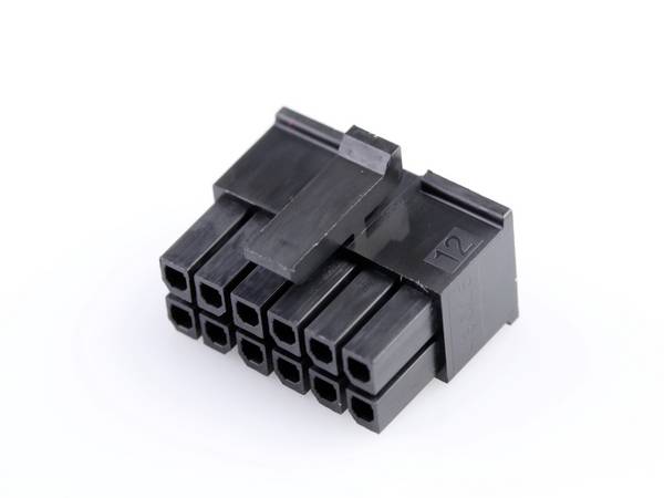 Molex Buchsengehäuse-Kabel Polzahl Gesamt 12 Rastermaß: 3 mm 430251200 1 St. Bag