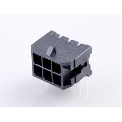 Molex Einbau-Stiftleiste (Standard) Polzahl Gesamt 6 Rastermaß: 3 mm 430450600 1 St. Tray