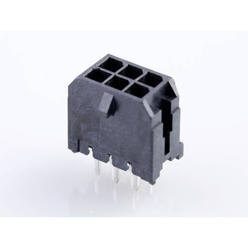 Thumbnail - Molex Einbau-Stiftleiste (Standard) Polzahl Gesamt 6 Rastermaß: 3 mm 430450628 1 St. Tray