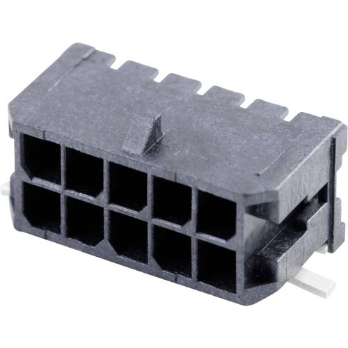 Molex Einbau-Stiftleiste (Standard) Polzahl Gesamt 10 Rastermaß: 3 mm 430451010 1 St. Tape on Full reel