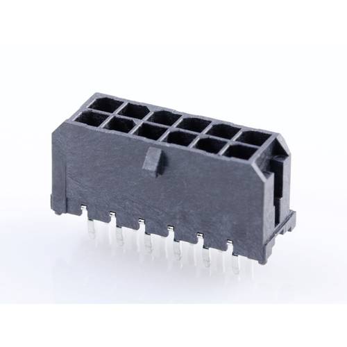Molex Einbau-Stiftleiste (Standard) Polzahl Gesamt 12 Rastermaß: 3 mm 430451214 1 St. Tray