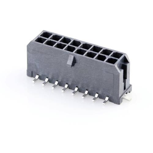 Molex Einbau-Stiftleiste (Standard) Polzahl Gesamt 16 Rastermaß: 3 mm 430451618 1 St. Tape on Full reel