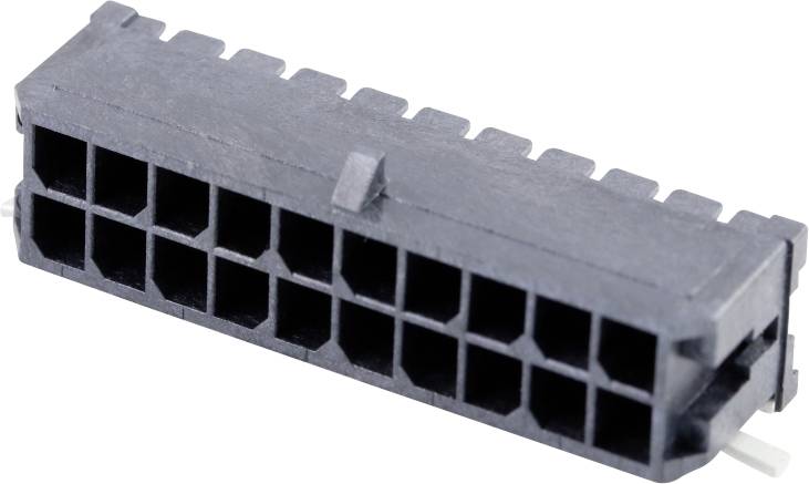 Molex Einbau-Stiftleiste (Standard) Polzahl Gesamt 20 Rastermaß: 3 mm 430452009 1 St.