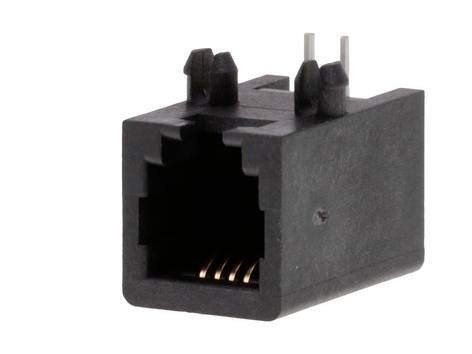 Molex Molex MOL DataCom & Specialty Cat 3 Mod Jack/Plug 432024101 Buchse    Schwarz 1 St.