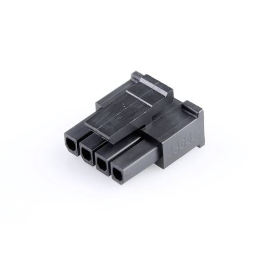 Molex Buchsengehäuse-Kabel Polzahl Gesamt 4 Rastermaß: 3 mm 436450408 1 St. Bag