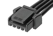 Molex Micro-Lock PLUS OTS Kabel-Platine Steckverbinder, 4-polig Buchse / Buchse Raster 1.25mm, 150mm