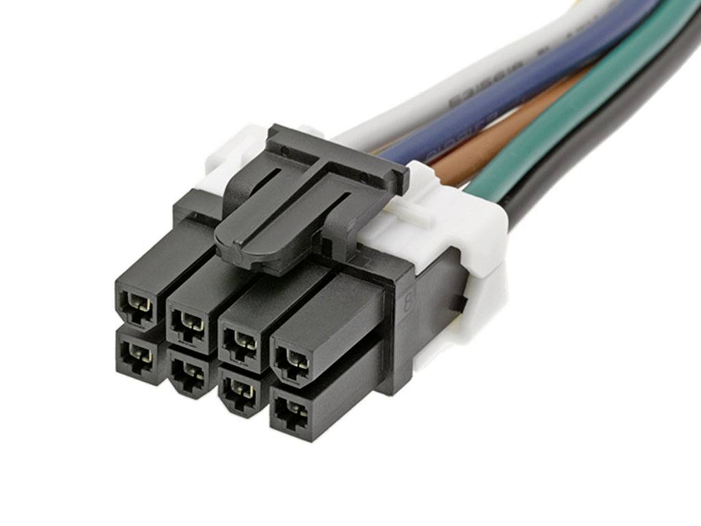 MOLEX 451350810 Mini-Fit TPA2-to-Mini-Fit TPA2 Off-the-Shelf (OTS) Cable Assembly, Dual Row, 1.