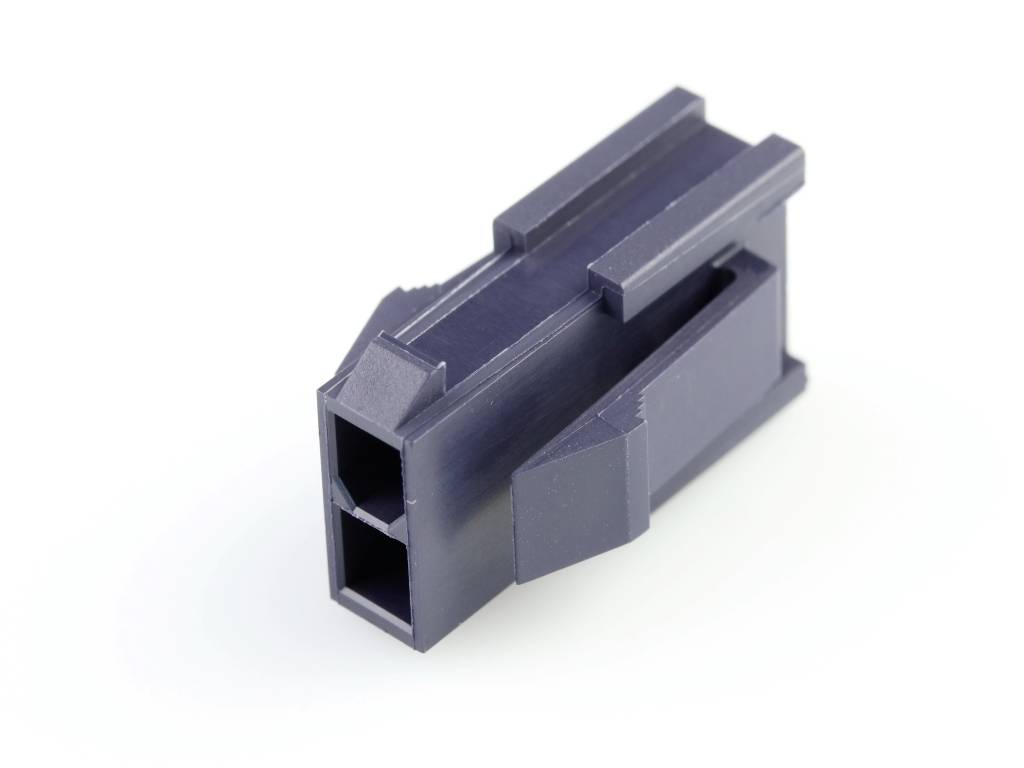 MOLEX 469930210 Mini-Fit Jr. Plug Housing, Dual Row with Panel Mount Ears, Nylon 6/6,UL 94V-2,