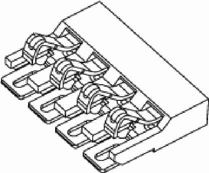 MOLEX 472861001 7500 pcs 2.00mm Pitch Battery Connector, Surface Mount, Contact Width 0.70mm, D