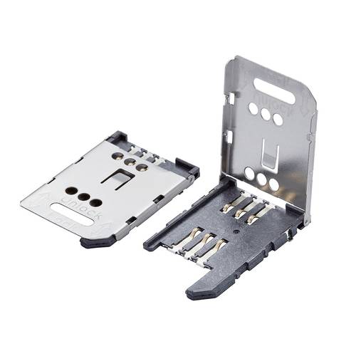 Molex SIM-Karten-Slot Polzahl Gesamt 6 Rastermaß: 2.54 mm 473882001 1 St. Tape on Full reel