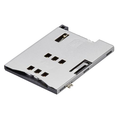 Molex SIM-Karten-Slot Polzahl Gesamt 6 Rastermaß: 2.54 mm 47553-2001 1 St. Tape on Mini reel