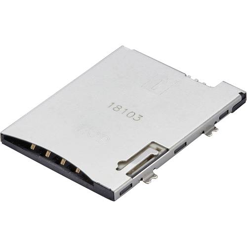 Molex SIM-Karten-Slot Polzahl Gesamt 8 Rastermaß: 1.27 mm 476030001 1 St. Tape on Full reel