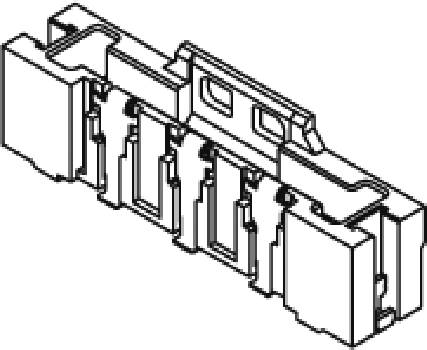 MOLEX 5017863091 900 pcs 0.50mm Pitch Easy-On FFC/FPC-to-Board Connector, Receptacle Housing As