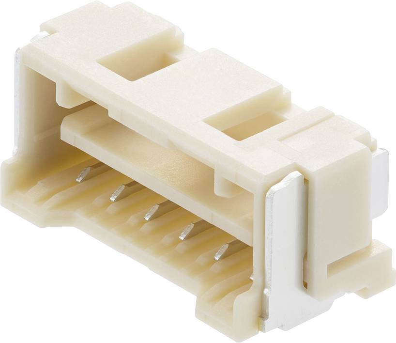 Molex 5024940470 Male header, inbouw (standaard) Totaal aantal polen: 4 Rastermaat: 2 mm Inhoud: 1 stuk(s) Tape on Full reel