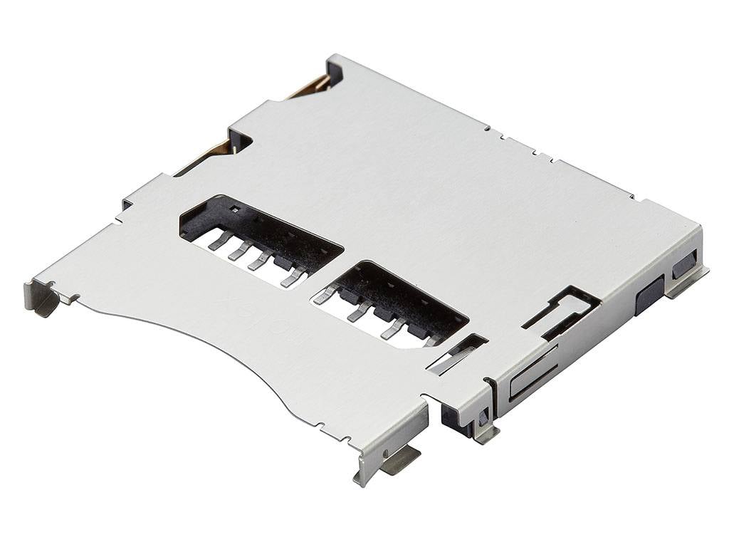 MOLEX Speicherkarten-Slot Polzahl Gesamt 9 Rastermaß: 2.5 mm 5035000991-500 500 St. Tape on Ful