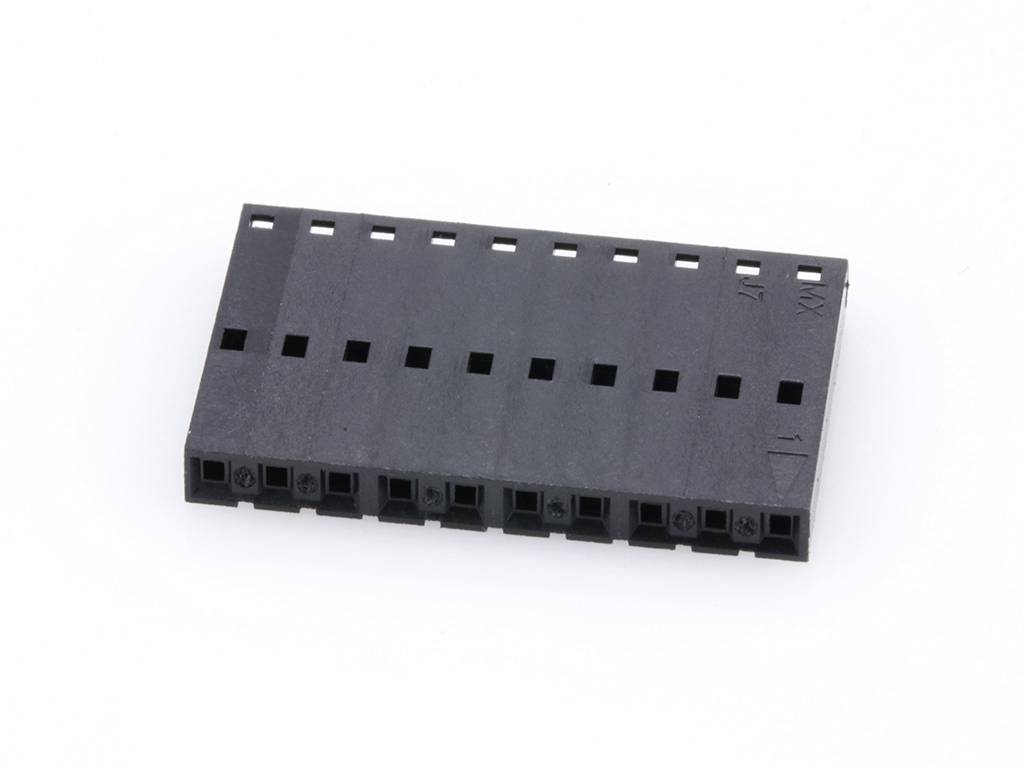 MOLEX 50579010 SL Crimp Housing, Single Row, Version A, Non-polarized, 10 Circuits, Black