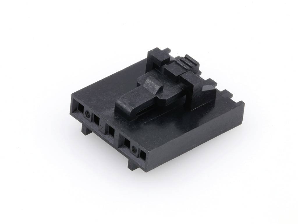 MOLEX 50579405 SL Crimp Housing, Single Row, Version G, Positive Latch, 5 Circuits, Black