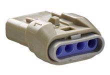 MOLEX 522130417 Mizu-P25 2.50mm Pitch Waterproof Wire-to-Wire Receptacle Housing, 4 Circuits, B