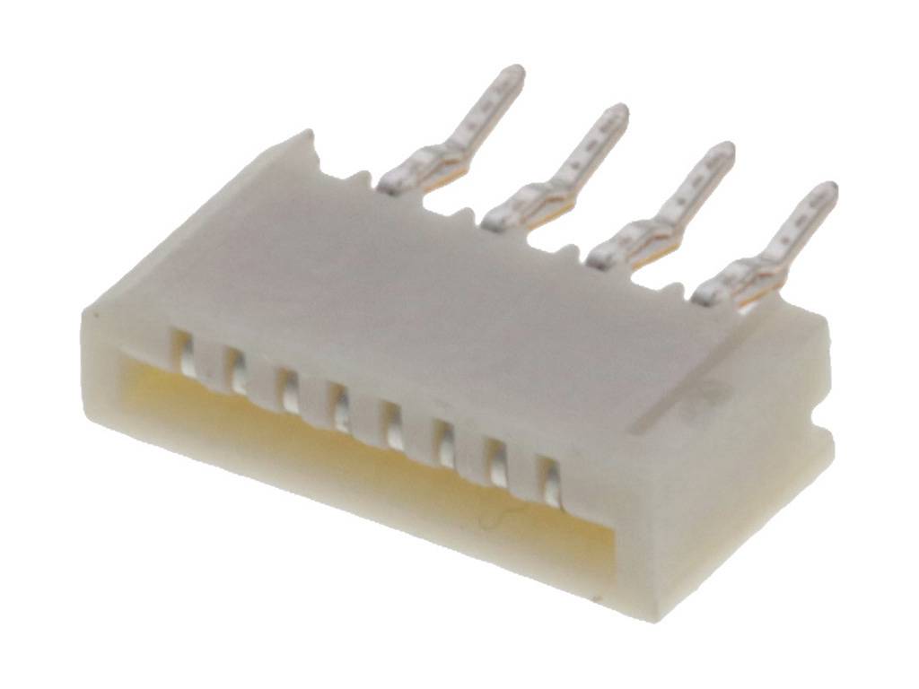 MOLEX 528060810 1.00mm Pitch Easy-On FFC/FPC Connector, Vertical, Surface Mount Compatible, Non