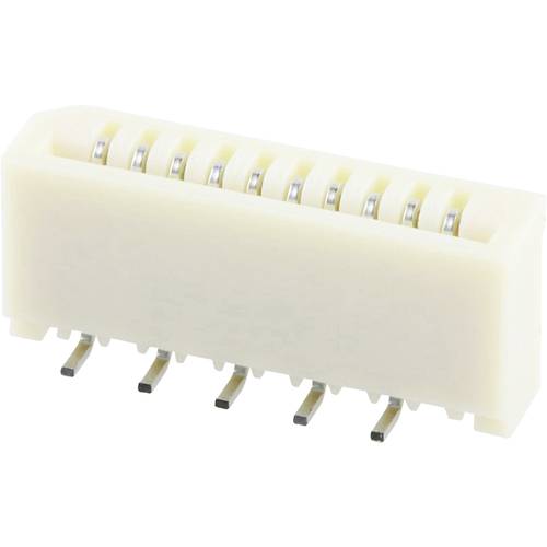 Molex Buchsenleiste (Standard) Polzahl Gesamt 10 Rastermaß: 1 mm 528081070 1 St. Tape on Full reel