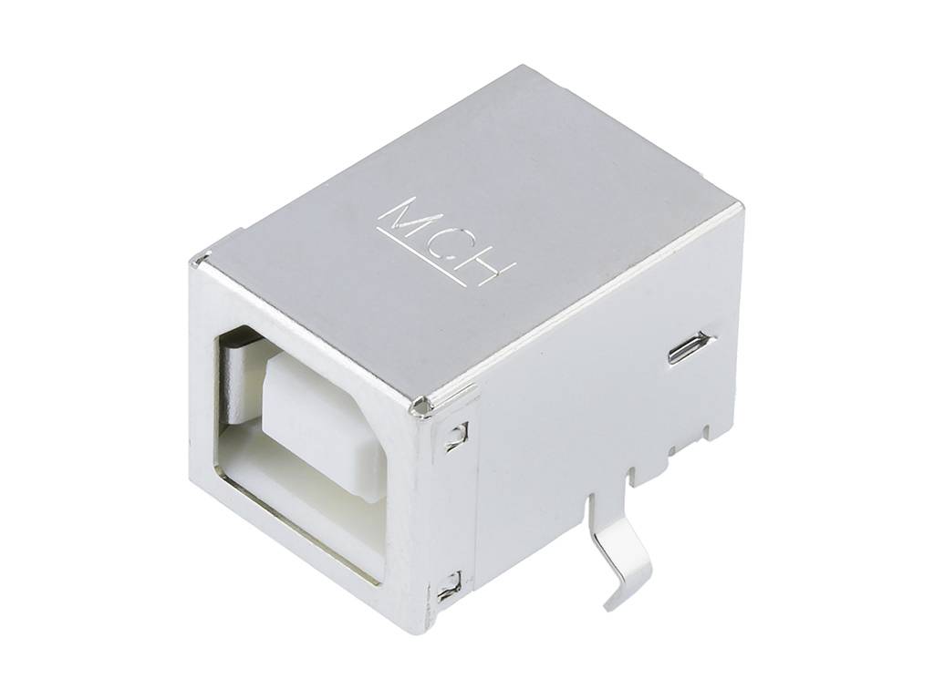 MOLEX 670689001 Universal Serial Bus (USB) Shielded I/O Type B Receptacle, Right-Angle, with Ki