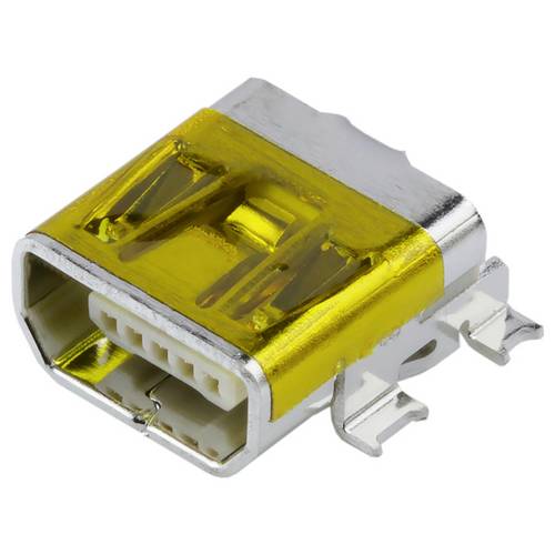 USB On the GO Buchse Molex MOL Micro Solutions Rechtwinklig 678038020-500 Molex Inhalt: 500 St. Buchse Molex MOL Micro S...