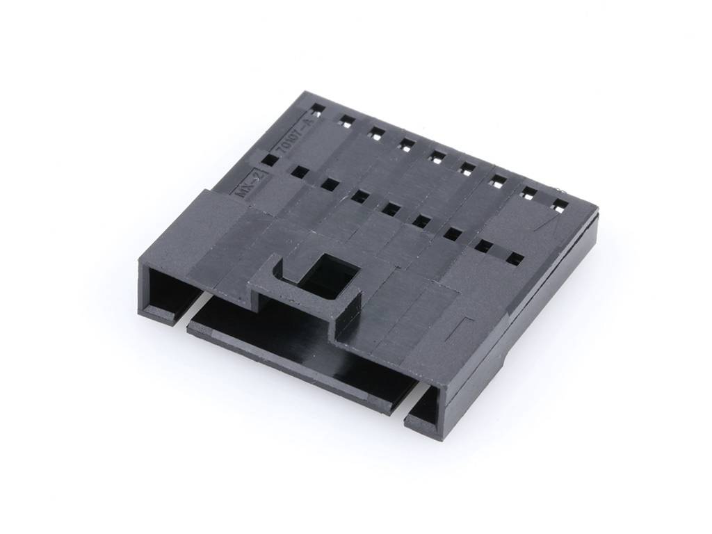 Molex Buchsengehäuse-Kabel Polzahl Gesamt 9 Rastermaß: 2.54 mm 701070008 1 St. Bag