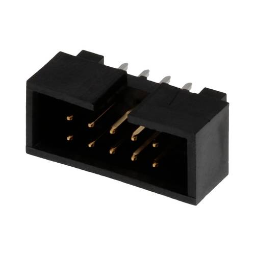 Molex 702461001 Stiftleiste Rastermaß: 2.54 mm Polzahl Gesamt: 10 Anzahl Reihen: 2 1 St. Tray
