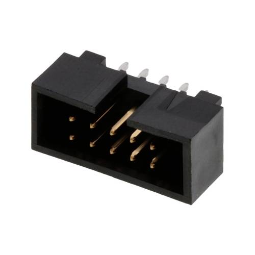Molex 702461004 Stiftleiste Rastermaß: 2.54 mm Polzahl Gesamt: 10 Anzahl Reihen: 2 1 St. Tray