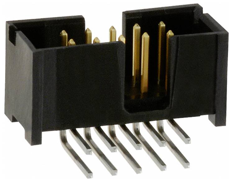 Molex 702471054 Stiftleiste Rastermaß: 2.54 mm Polzahl Gesamt: 10 Anzahl Reihen: 2 1 St. Tray