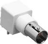 Molex 73100 Female Koaxialsteckverbinder BNC-Steckverbinder, Durchsteckmontage, , 50, Rechtwinklig