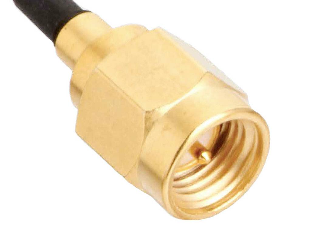 MOLEX 732510450 50 Ohms, SMA Plug, Straight, Crimp, RG-174, RG-188, and RG-316 Cable, Brass Bod