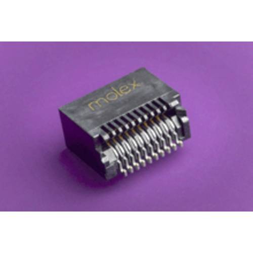Thumbnail - Molex SFP-Buchsenleiste Polzahl Gesamt 20 Rastermaß: 0.8 mm 744410010 1 St. Tape on Full reel