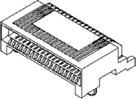 MOLEX 755860011 550 pcs 0.80mm Pitch, iPass I/O Surface Mount Receptacle, Right-Angle, External